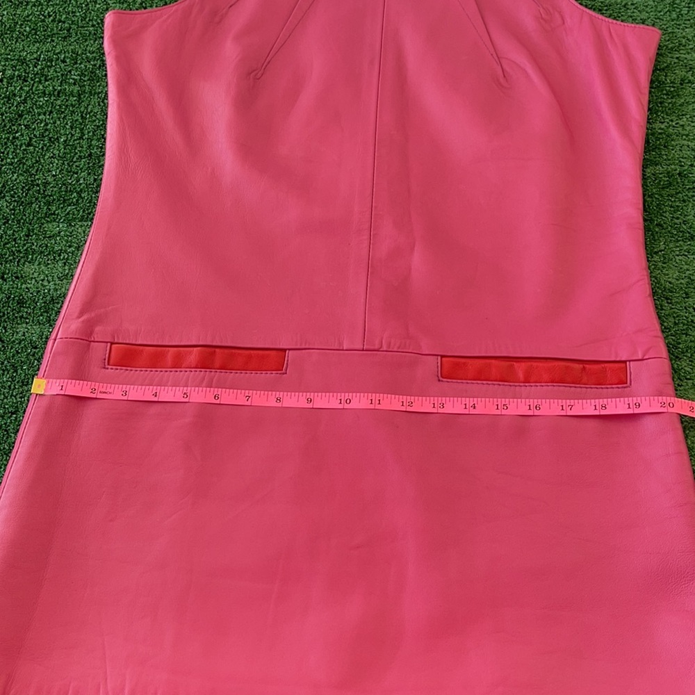 NEW Custom Pink Leather Dress by Leathercult - Picture 15 of 15